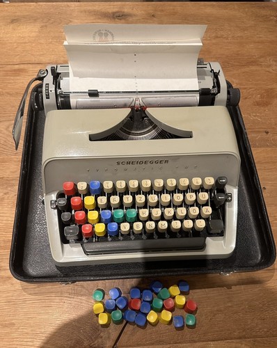 Schreibmaschine scheidegger - schreibmaschine,