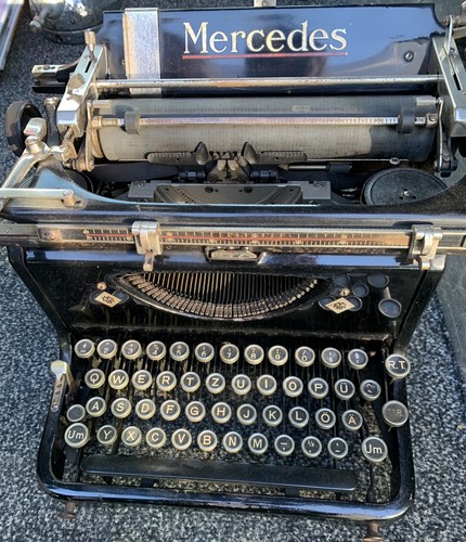 Mercedes schreibmaschine antik - schreibmaschine,