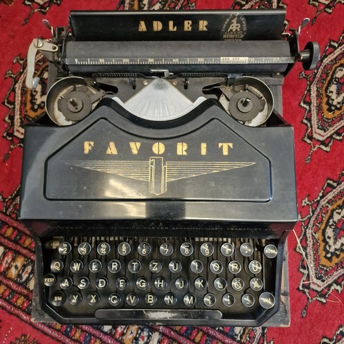 Schreibmaschine adler favorit - schreibmaschine,