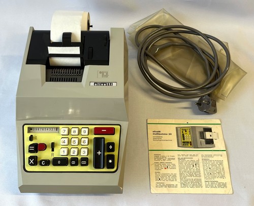 Alte rechenmaschine olivetti - rechenmaschine,