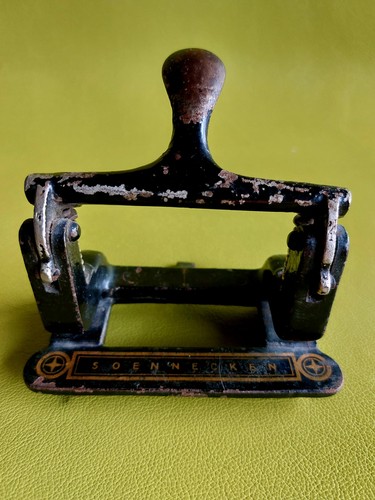 Soennecken locher antik - soennecken, verm